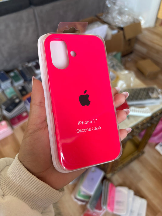 Funda Silicona iPhone 17 - Crema