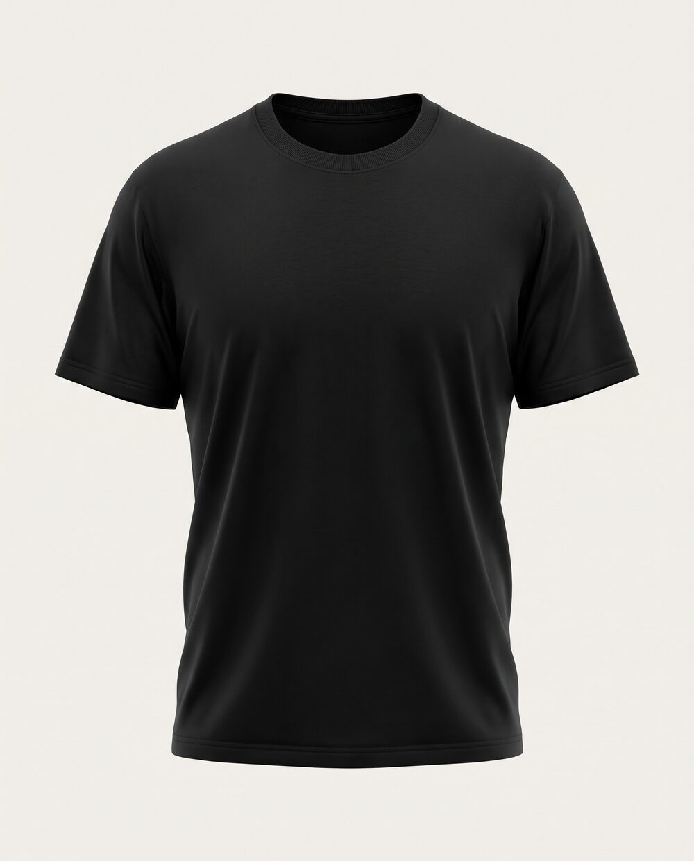 T-shirt noir coton turc 190g