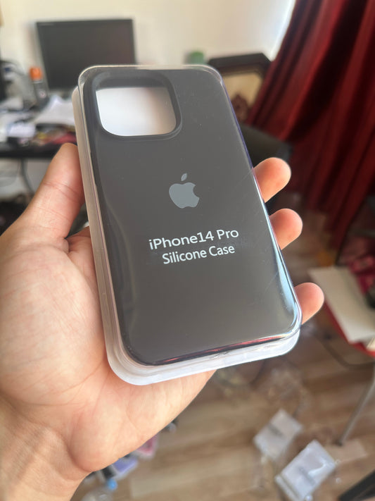 Funda Silicona iPhone 14 Pro - Negro