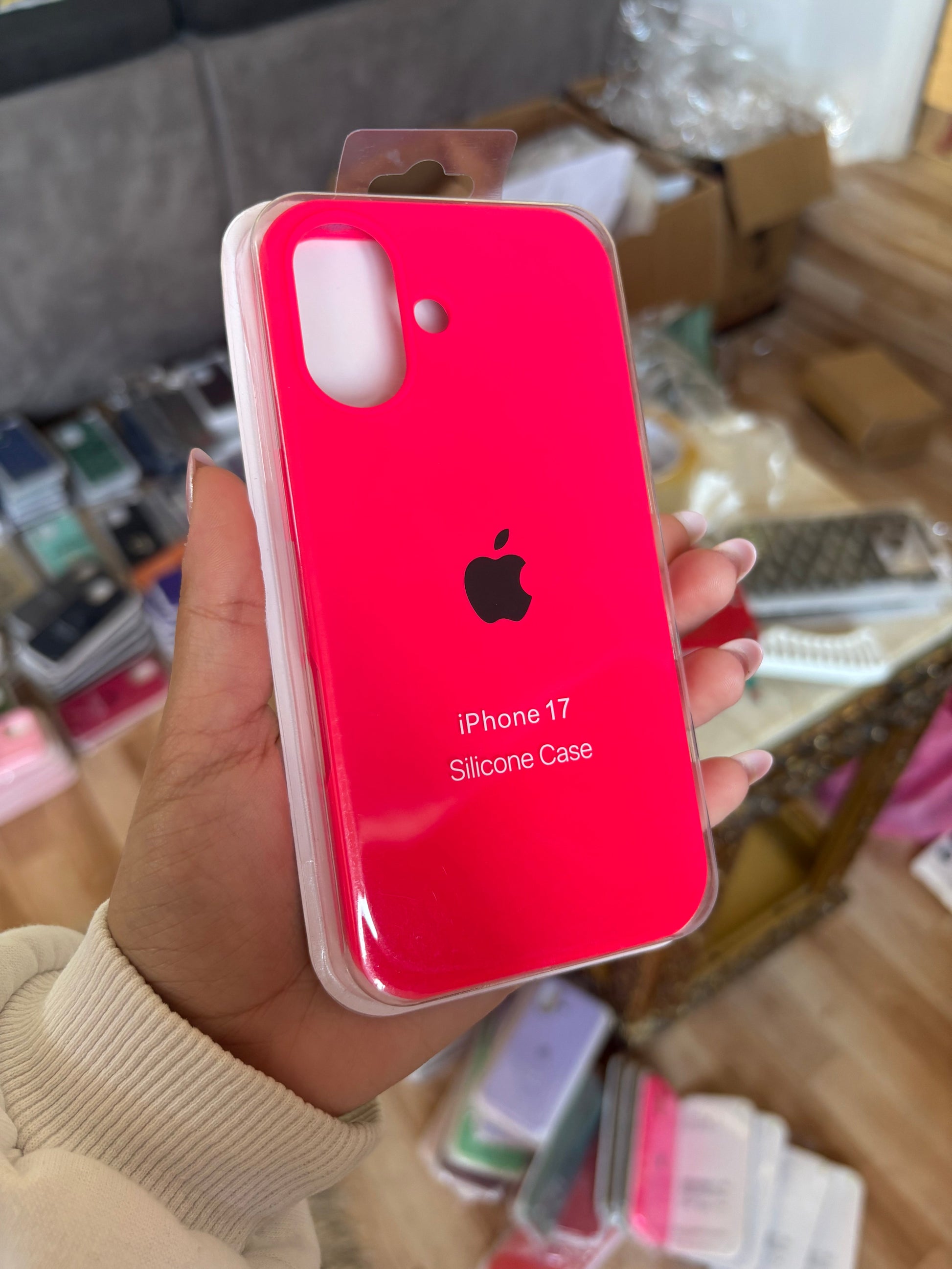 Funda Silicona iPhone 17 - Verde