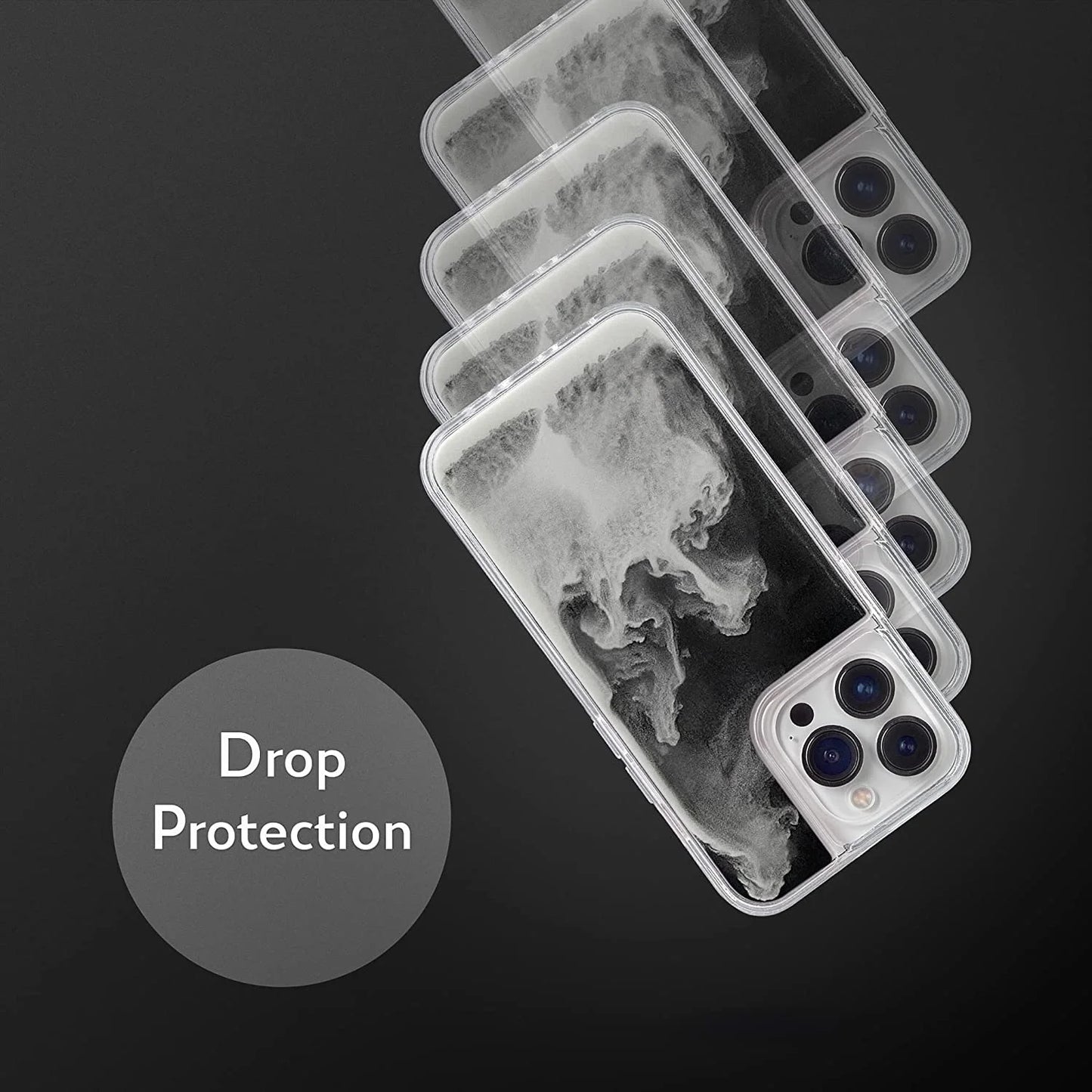 Protection antichoc coque lumineuse iPhone - Double couche TPU polycarbonate