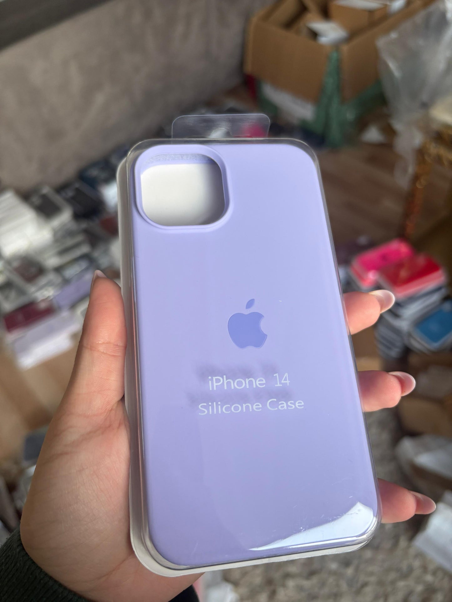 Funda Silicona iPhone 15 - Lavanda