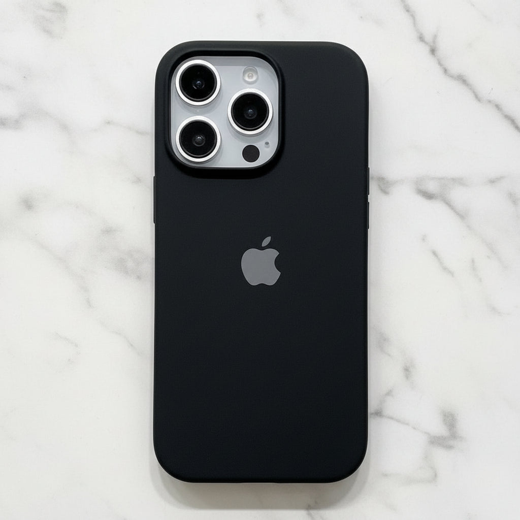 Funda Silicona iPhone 14 Pro Max - Negro
