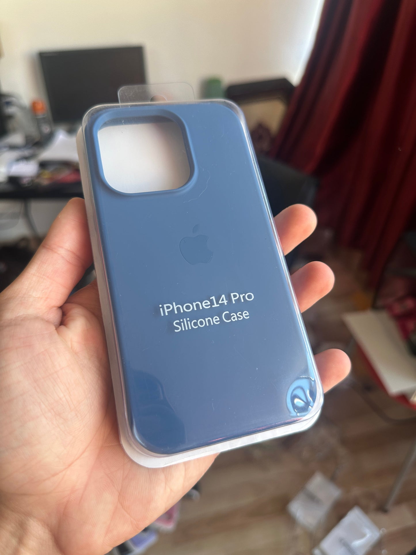 Funda Silicona iPhone 14 Pro - Azul