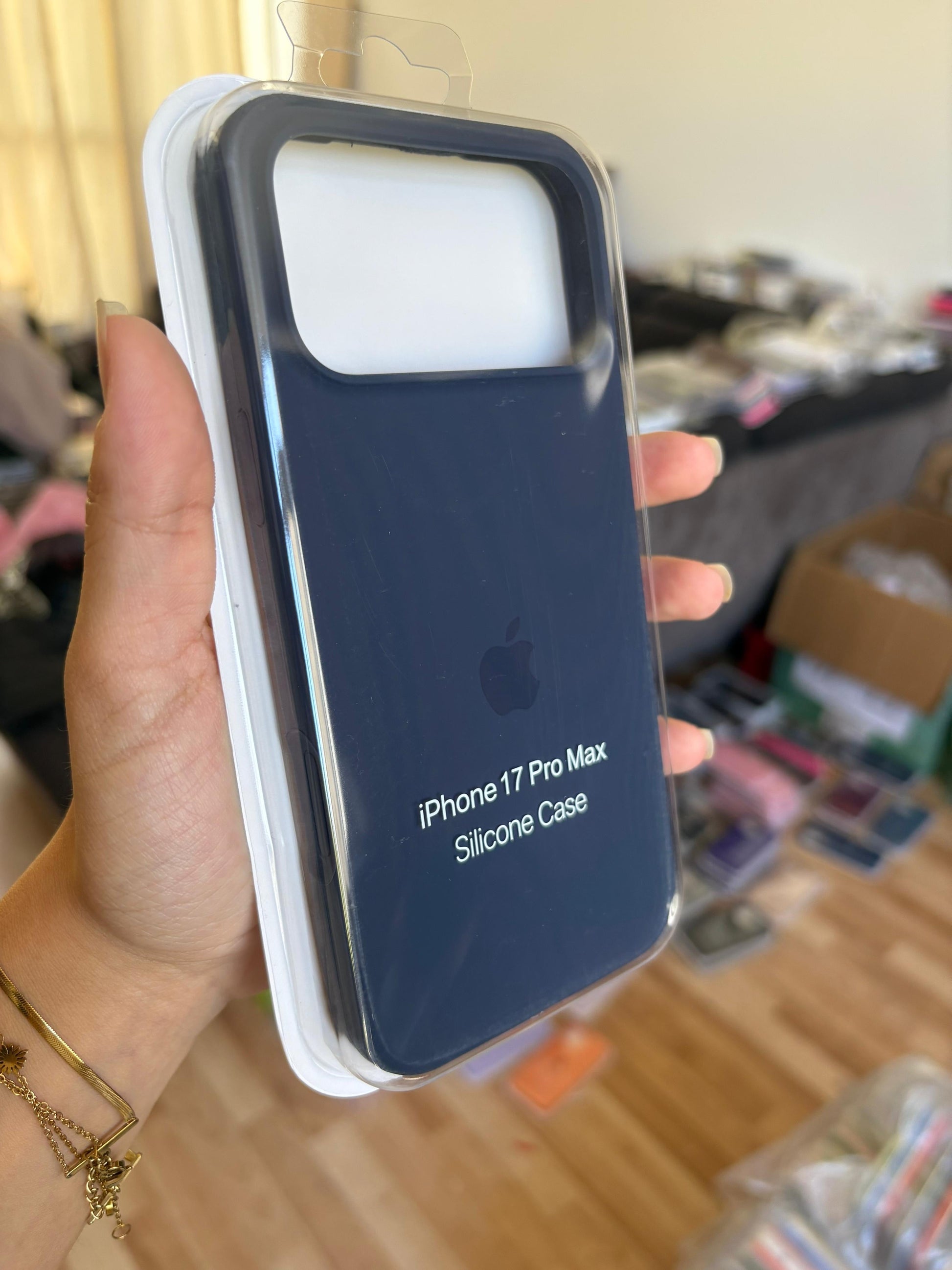 Funda Silicona iPhone 17 Pro Max - Azul
