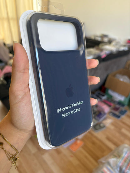 Funda Silicona iPhone 17 Pro Max - Azul
