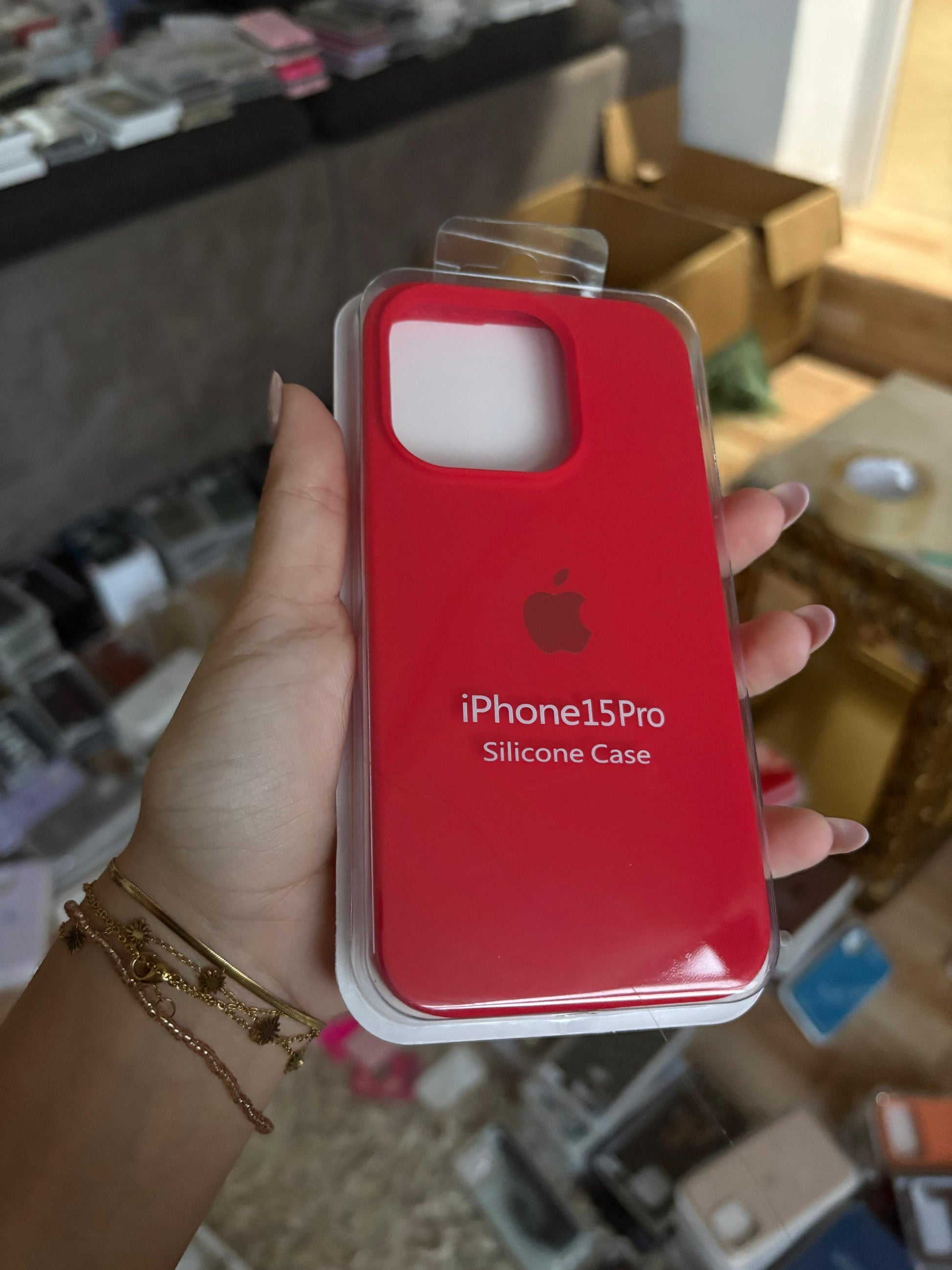 Funda Silicona iPhone 15 Pro - Lavanda