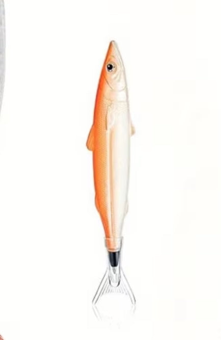 Stylo poisson aquarium orange