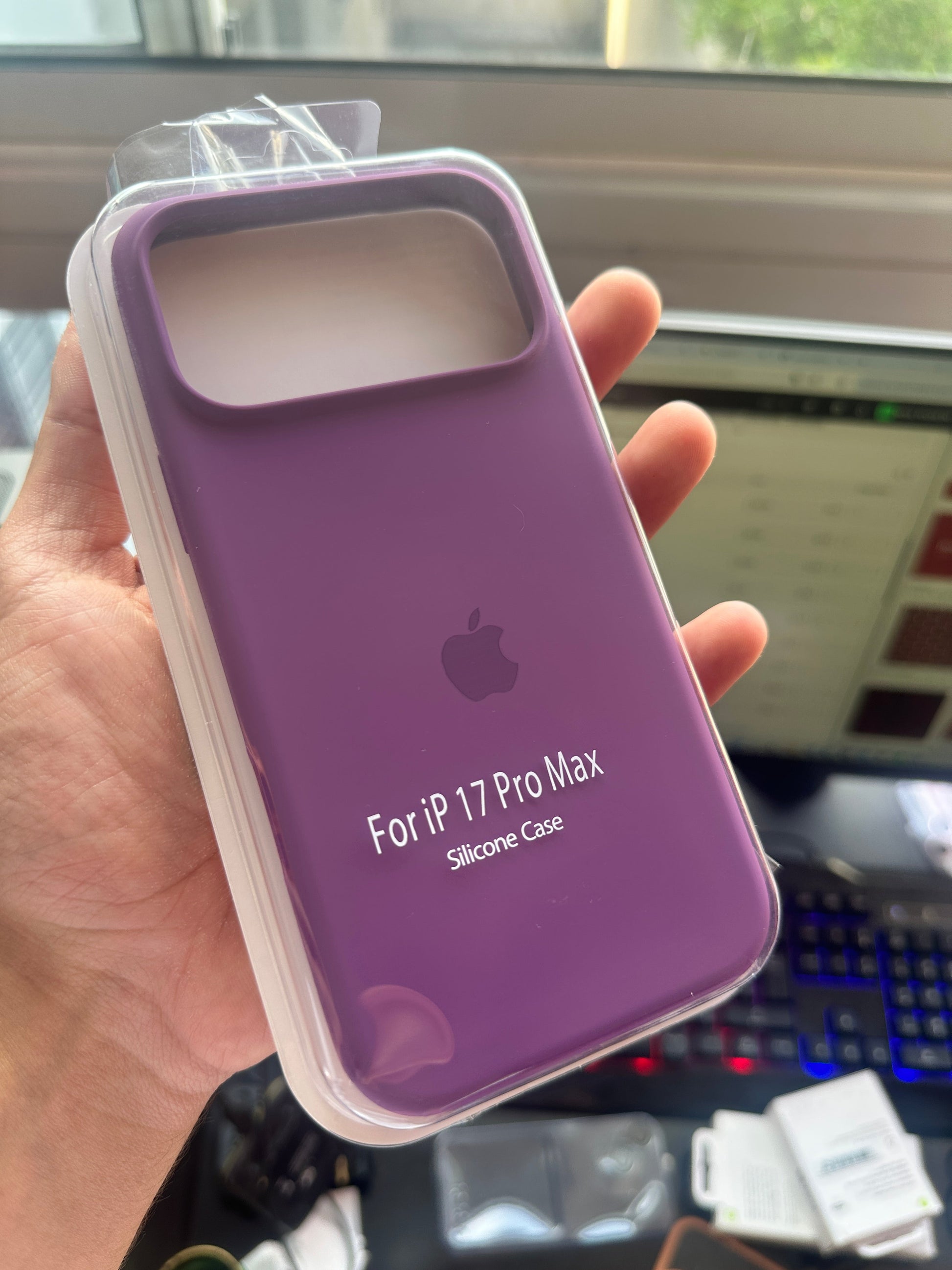 Funda Silicona iPhone 17 Pro Max - Lavanda