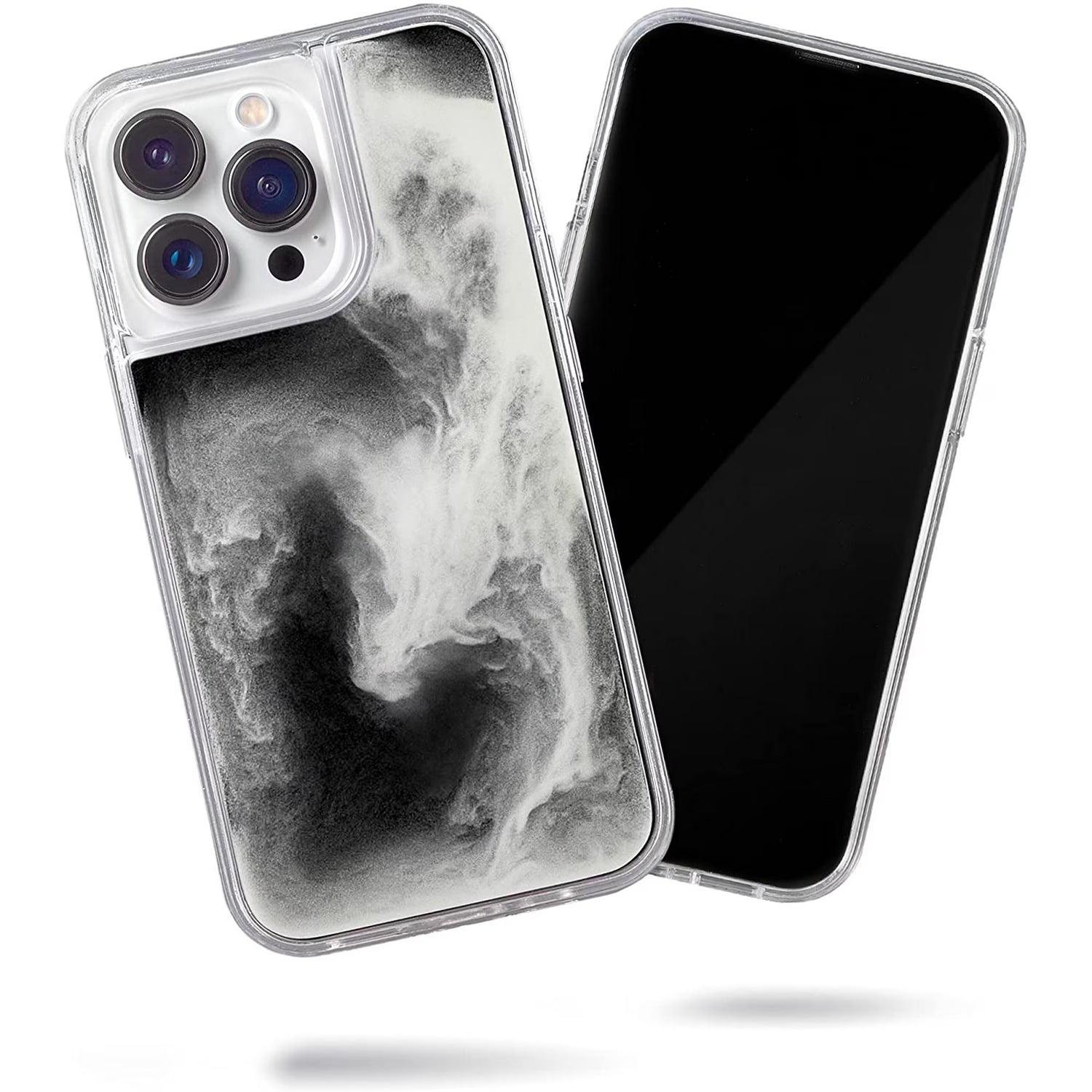 Coque iPhone qui brille dans le noir - Effet noctilucent galaxie