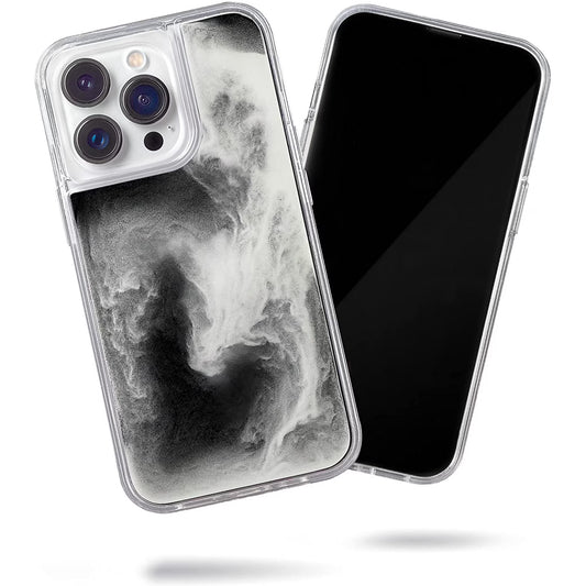 Coque iPhone qui brille dans le noir - Effet noctilucent galaxie