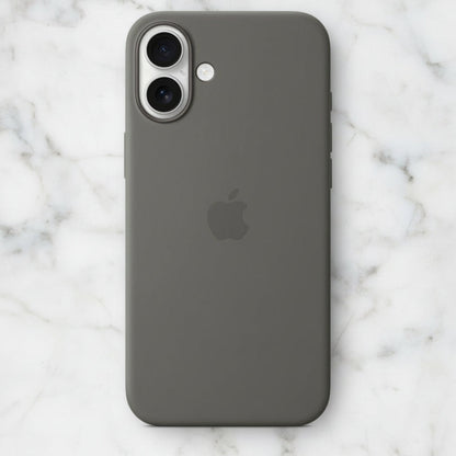 Funda Silicona iPhone 16 - Crema