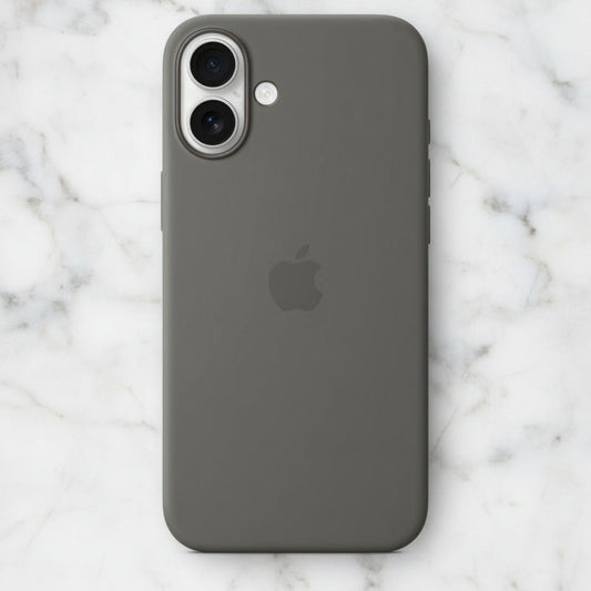 Funda Silicona iPhone 16 - Crema