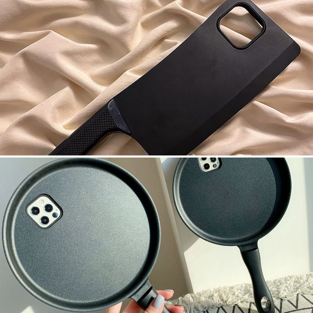 Coque iPhone 3D Machette & Poêle